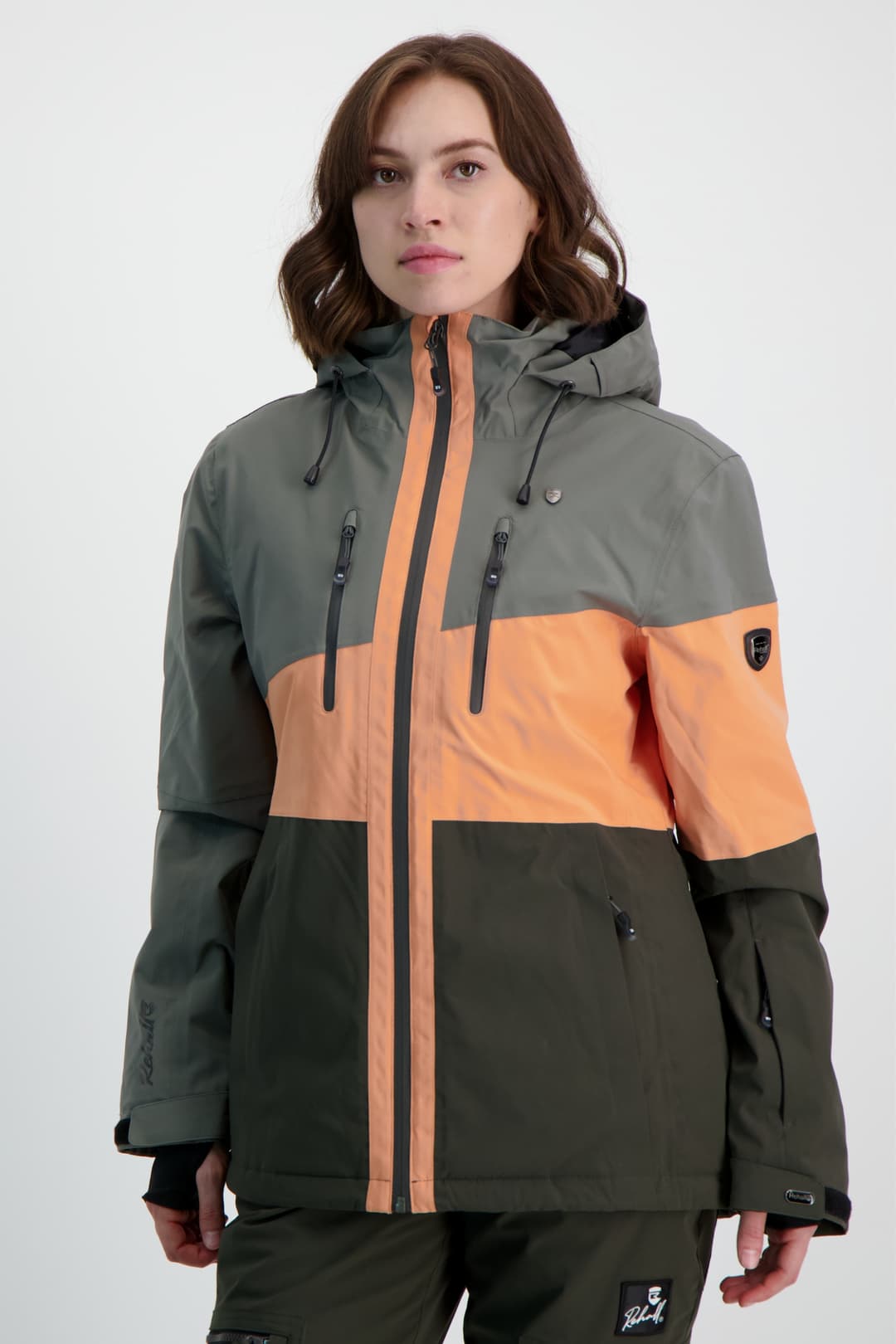 Rehall Ricky-R Damen Snowboardjacke Grau, Damen, Größe: L