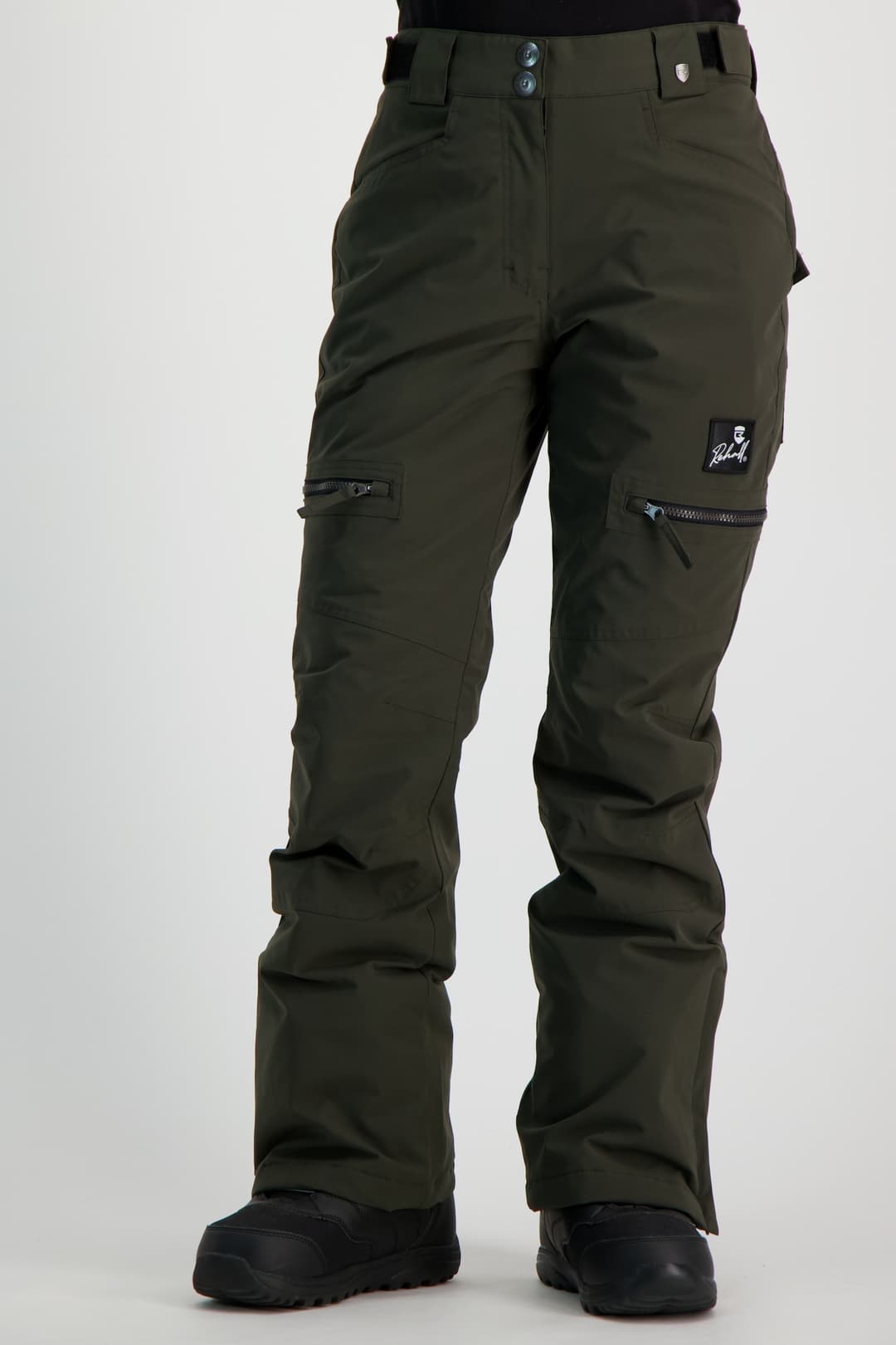 Rehall Lise-R Damen Snowboardhose Grau, Damen, Größe: L