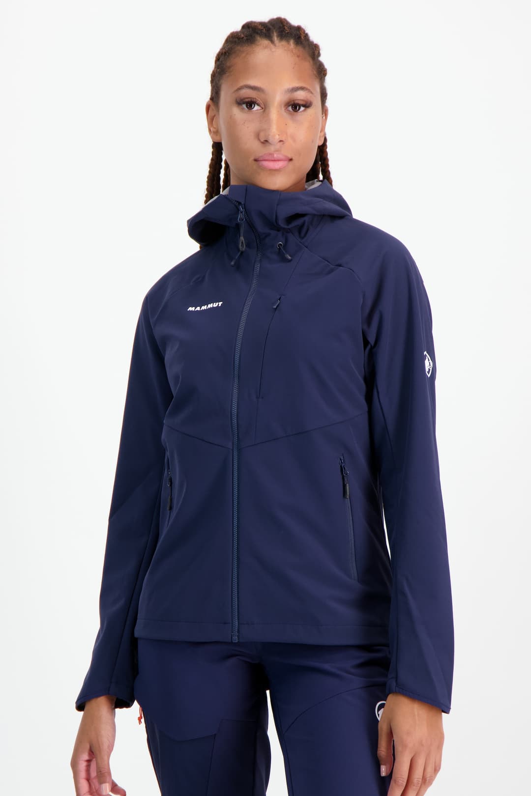 MAMMUT Ultimate Comfort Damen Softshelljacke Blau, Damen, Größe: XS