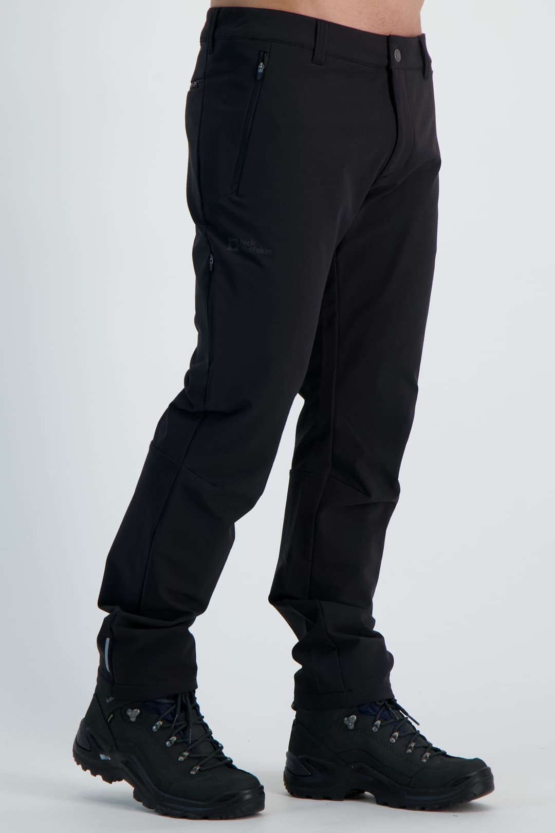 Jack Wolfskin Activate Thermic Herren Softshellhose Schwarz, Herren, Größe: 46