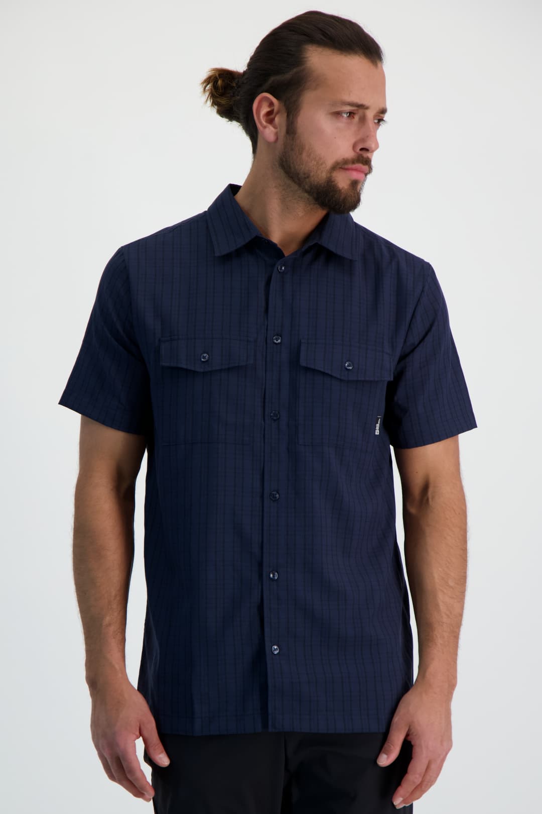 Jack Wolfskin Thompson Herren Wanderhemd Blau, Herren, Größe: S