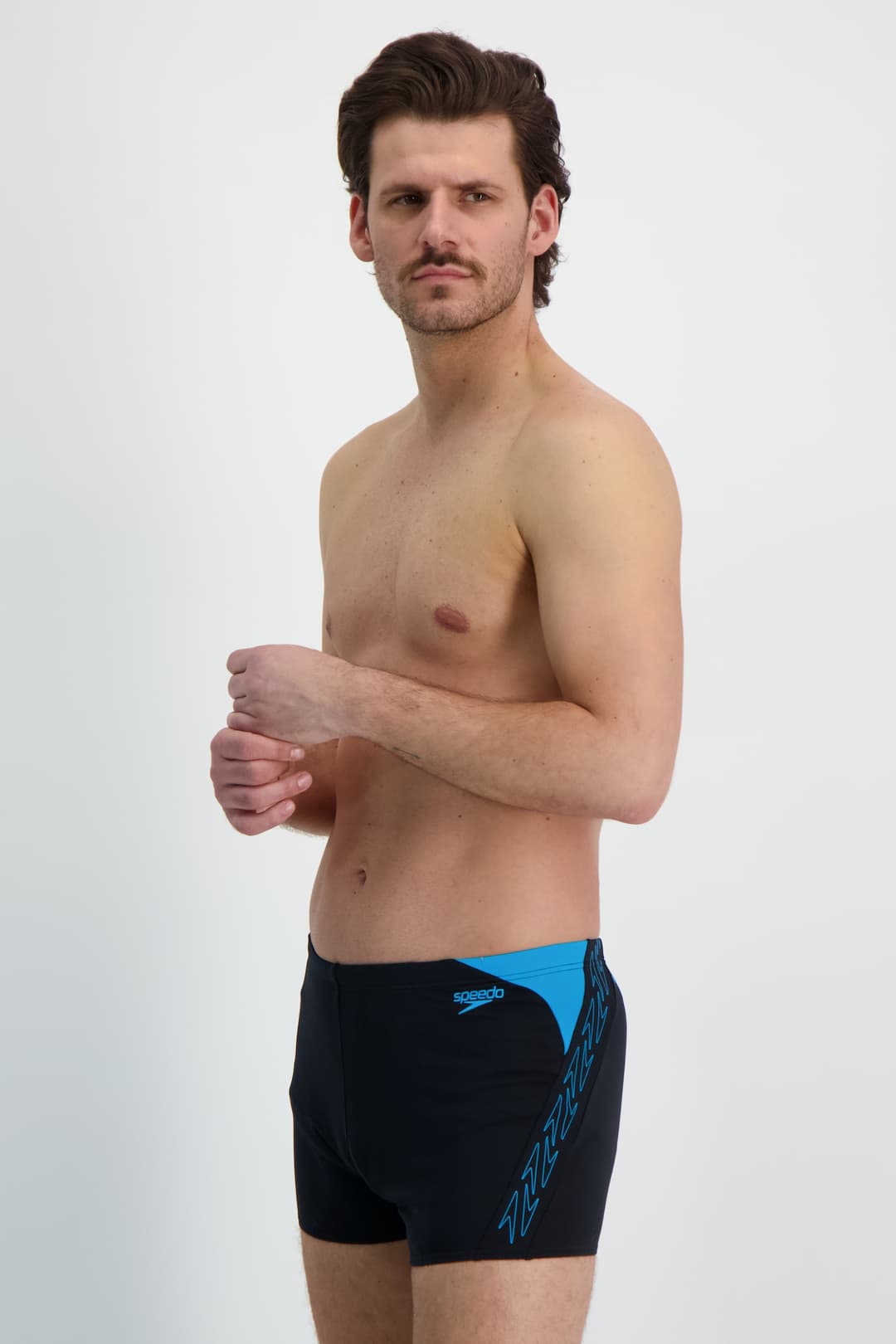 speedo Hyperboom Splice Herren Badehose Blau, Herren, Größe: 46
