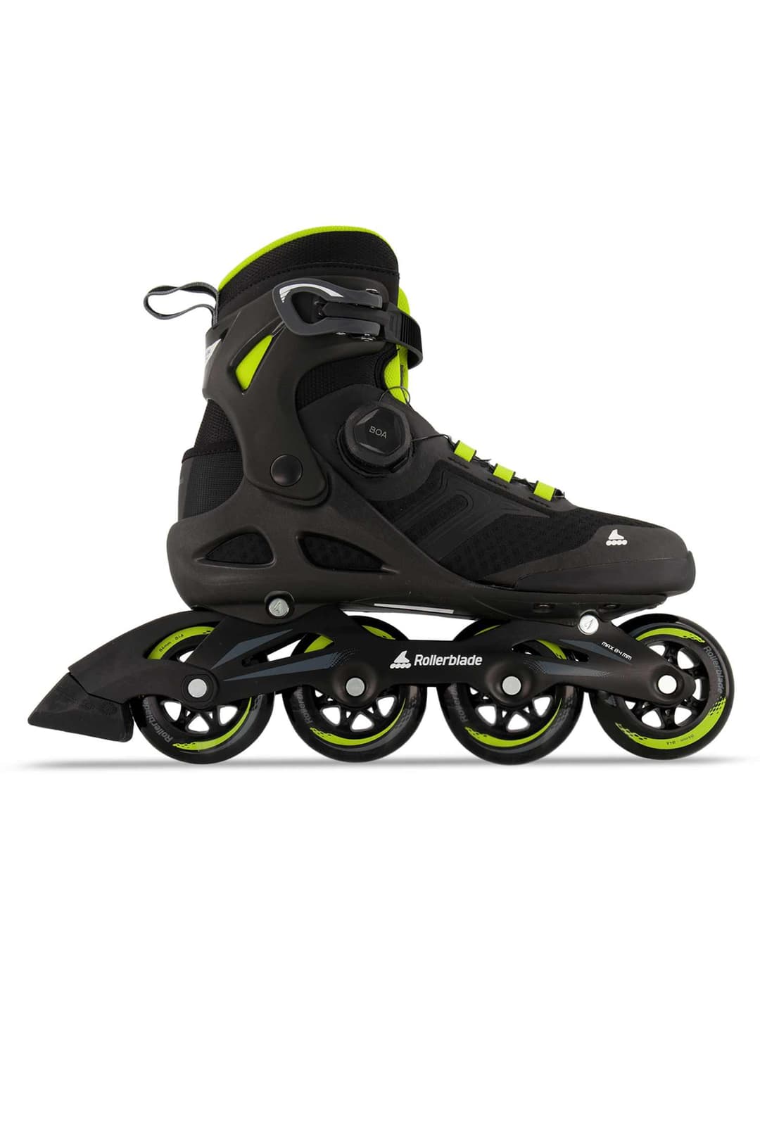 Rollerblade Macroblade 84 BOA® Herren Inlineskates Schwarz, Herren, Größe: 26