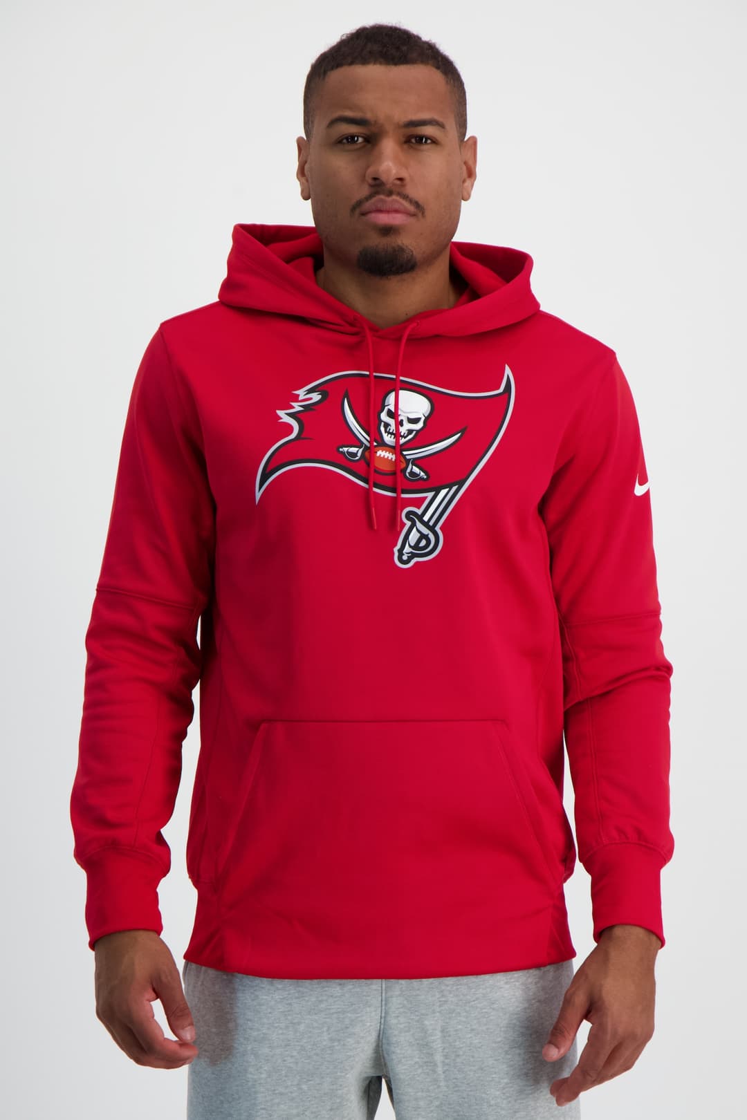 Nike Tampa Bay Buccaneers Logo Herren Hoodie Rot, Herren, Größe: M