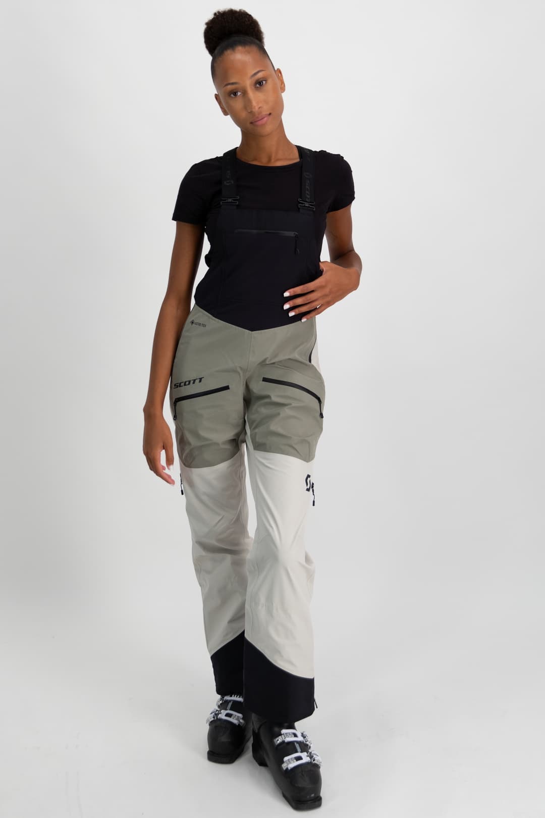 SCOTT Line Chaser Gore-Tex® 3L Damen Skihose Weiss, Damen, Größe: XL