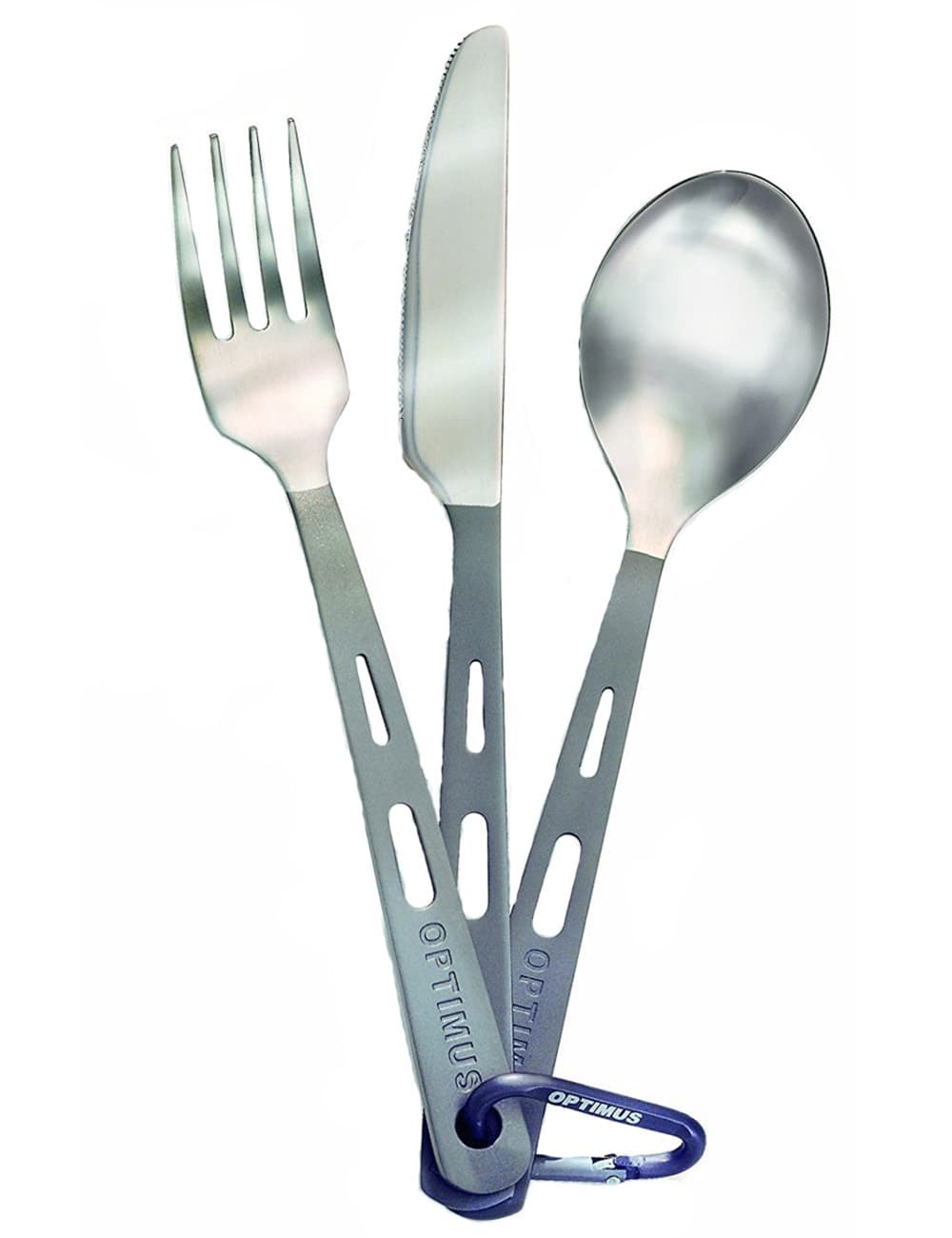 Optimus Titanium 3-Teilig Campingbesteck Silber, , Größe: 0