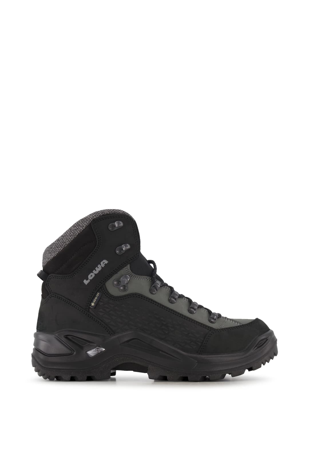 LOWA Renegade Warm Mid Gore-Tex® Herren Winterboot Schwarz, Herren, Größe: 11 1/2