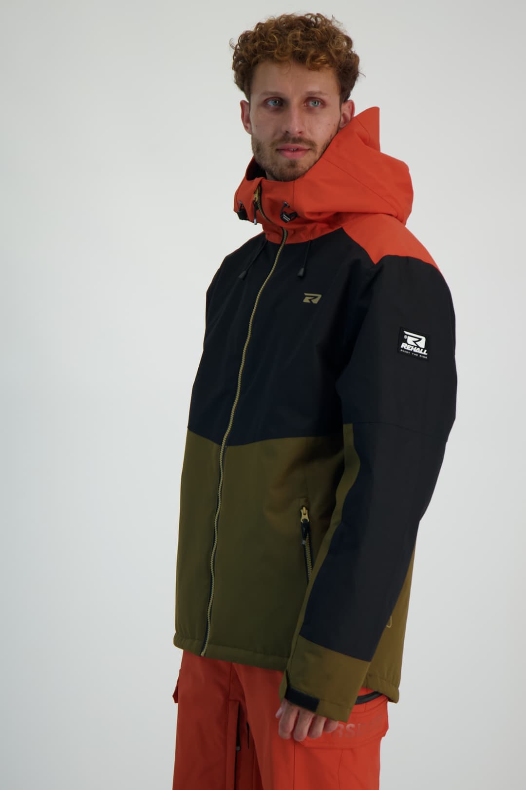 Rehall DRAGO-R Herren Ski-/Snowboardjacke Braun, Herren, Größe: L