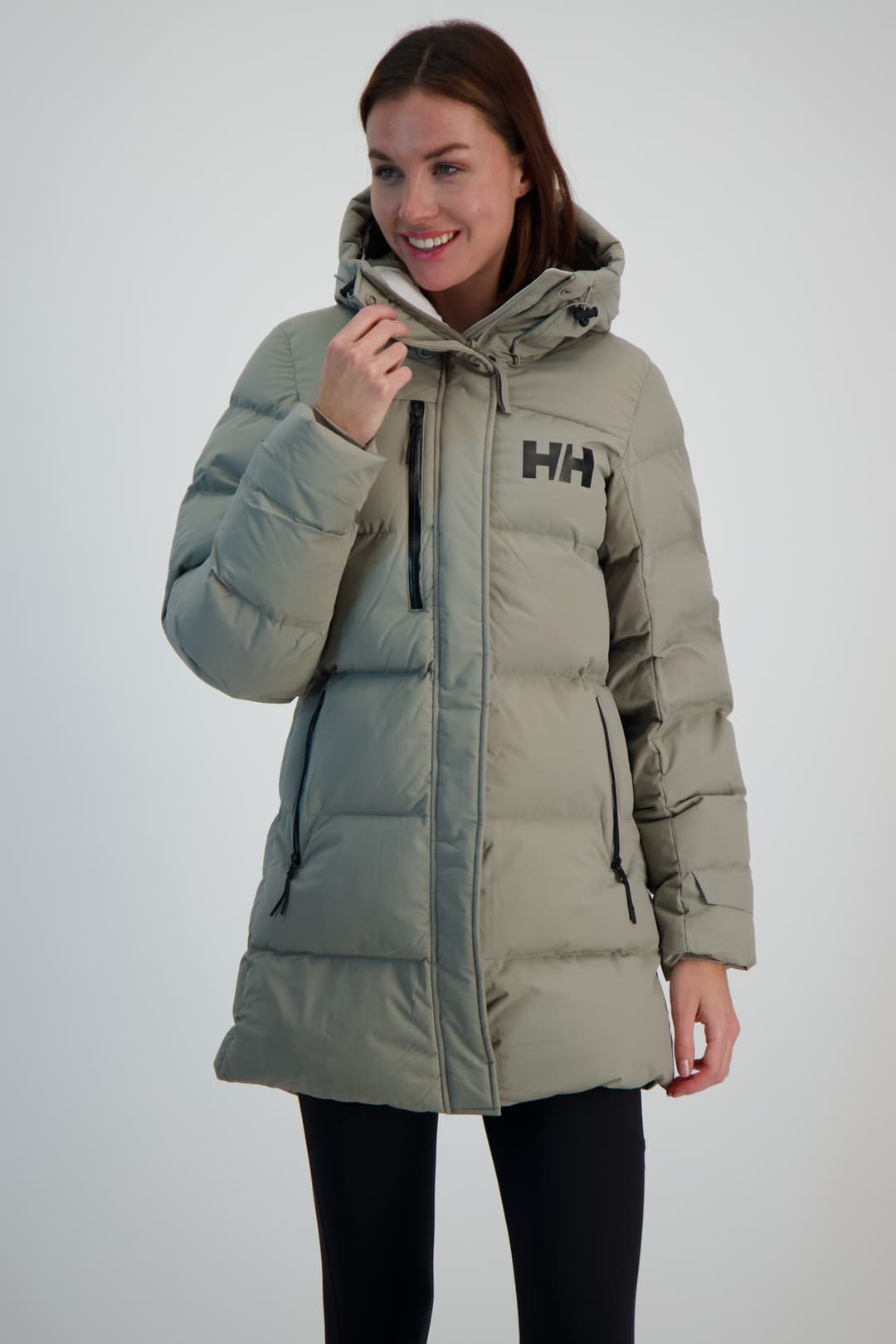 Helly Hansen Adore Puffy Damen Winterparka Grau, Damen, Größe: L