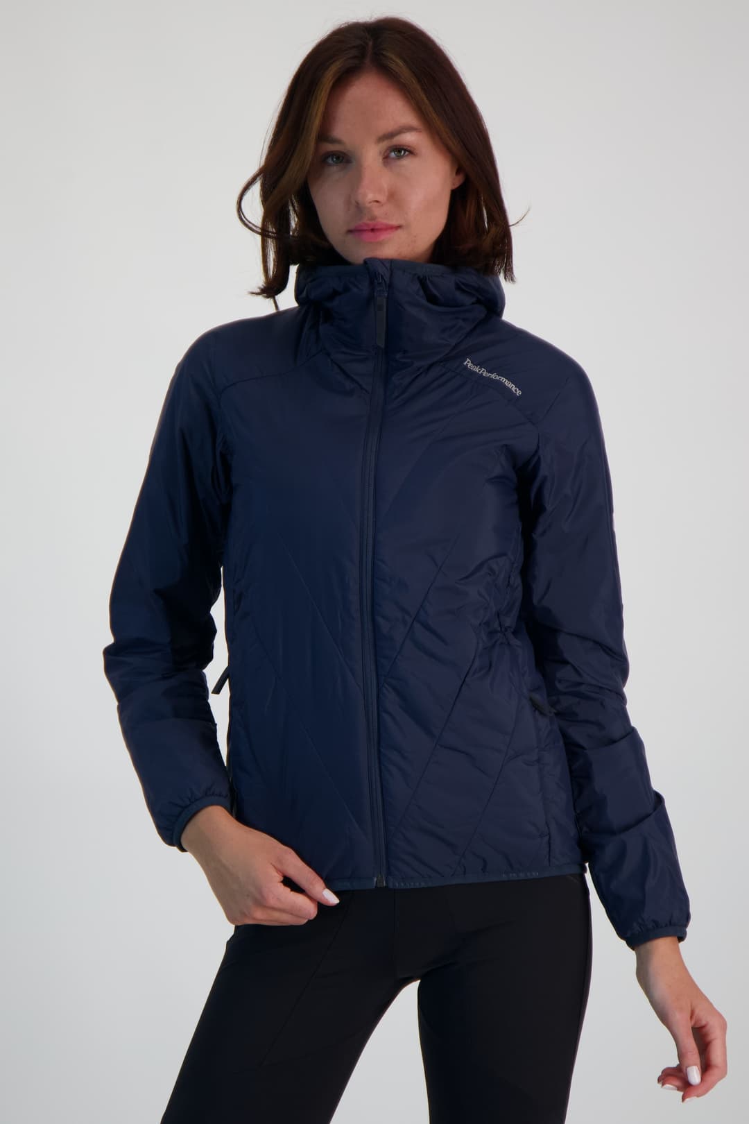PEAK PERFORMANCE Insulated Liner Hood Damen Steppjacke Blau, Damen, Größe: XL