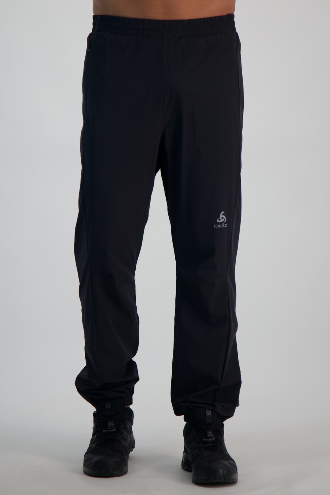 Odlo Windbreaker Light Herren Langlaufhose Schwarz, Herren, Größe: S