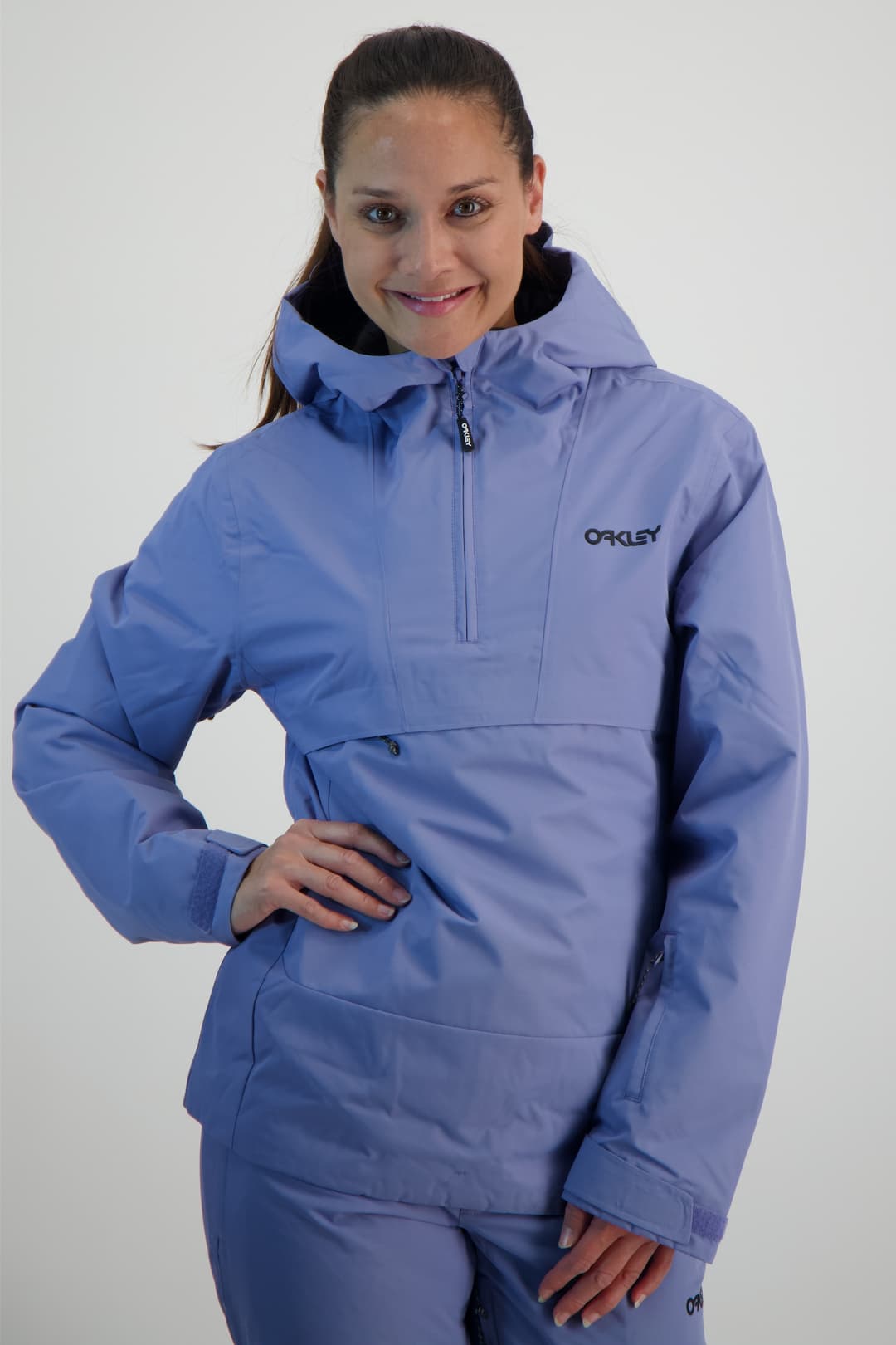 Oakley Holly Anorak Damen Ski-/Snowboardjacke Lila, Damen, Größe: XL