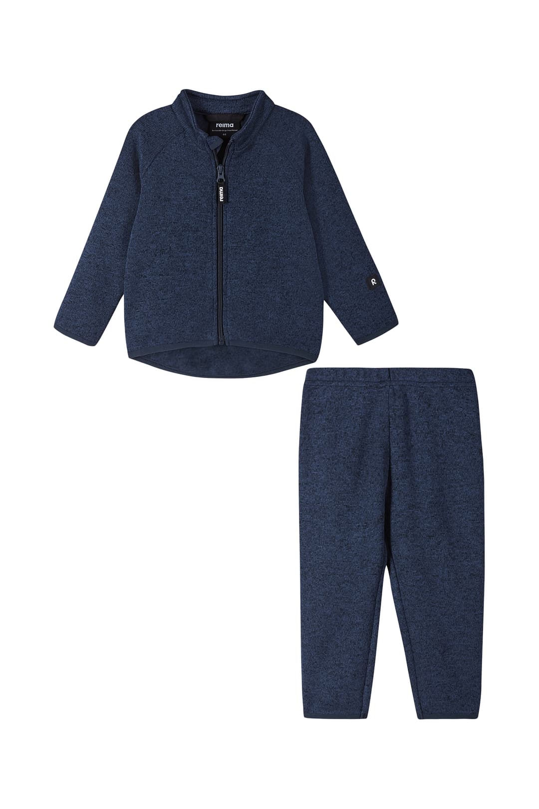 reima Tahto Kleinkind Fleecejacke + Hose Blau, , Größe: 86