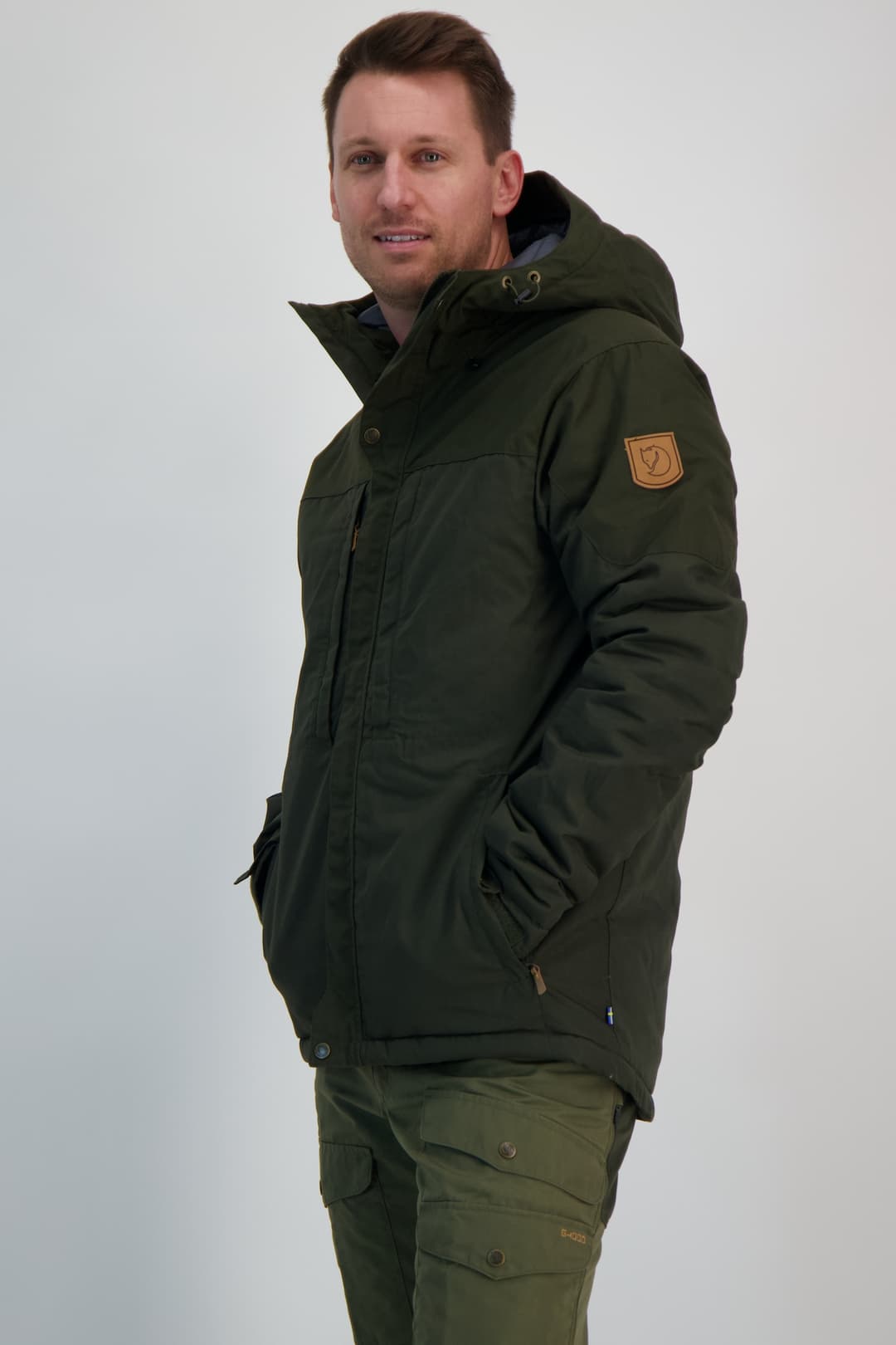 Fjällräven Skogsö Padded Herren Outdoorjacke Grün, Herren, Größe: M