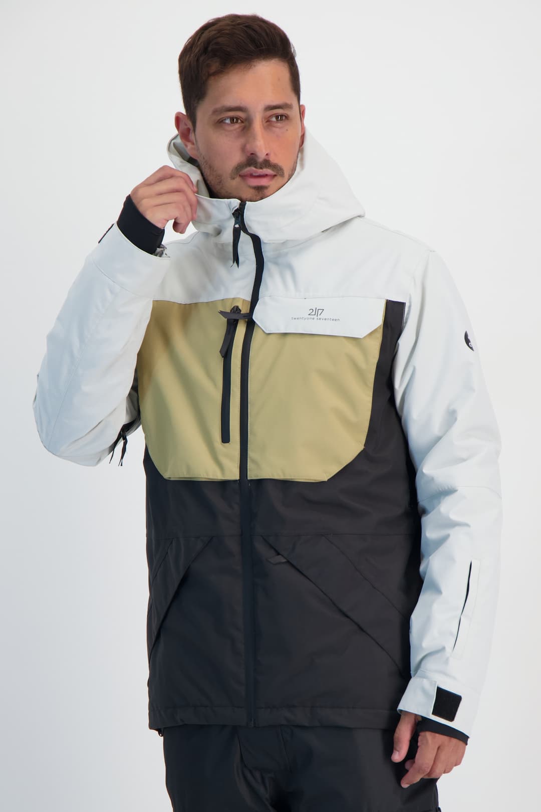 2117 OF SWEDEN Backa Light Padded Herren Skijacke Grau, Herren, Größe: M