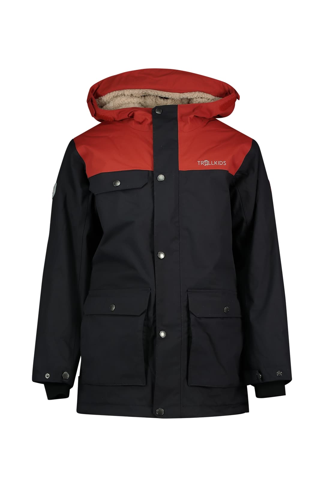Trollkids Gudvangen Kinder Outdoorjacke Schwarz, , Größe: 152