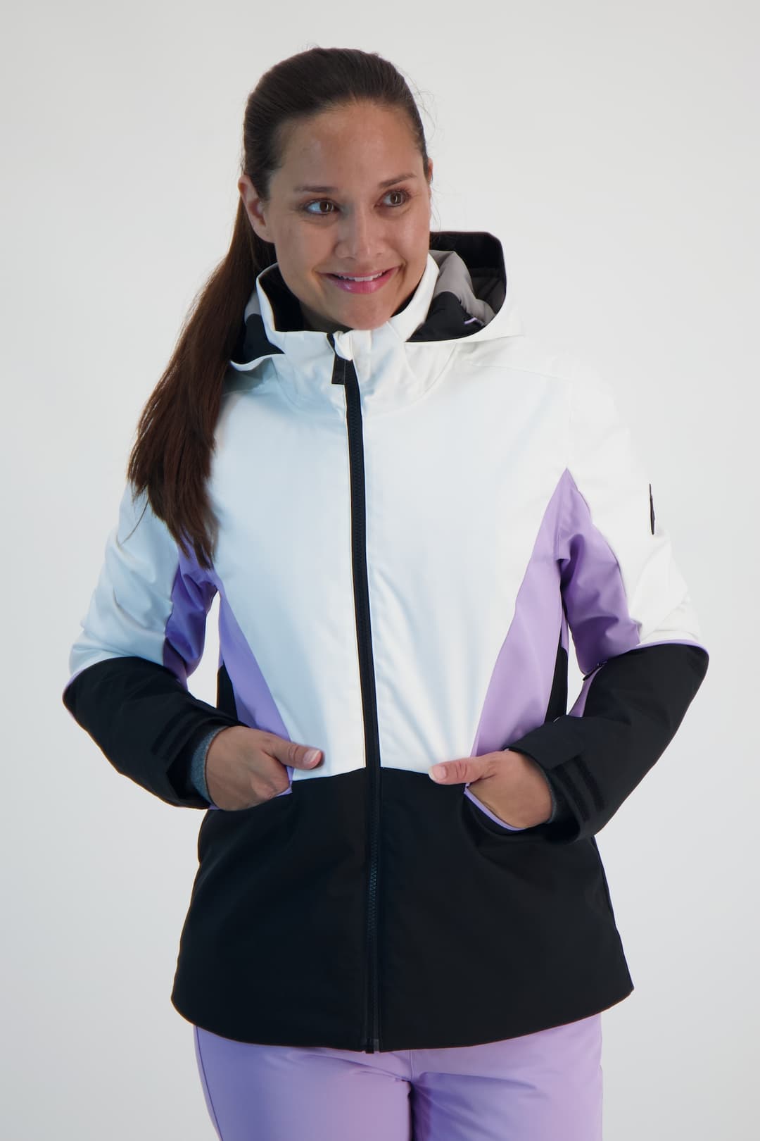 ziener Taimi Damen Skijacke Weiss, Damen, Größe: 40