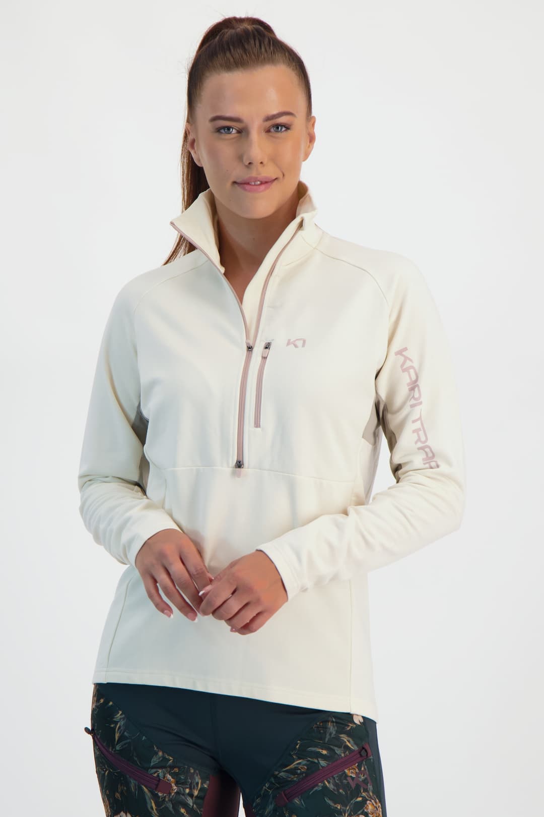 Kari Traa Emma Damen Longsleeve Weiss, Damen, Größe: XL