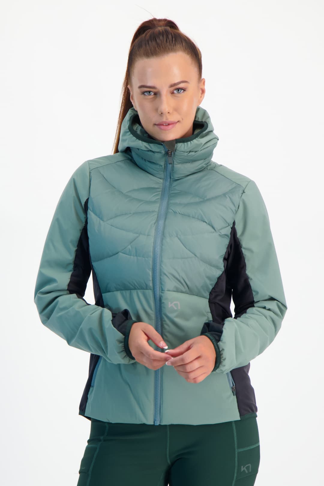 Kari Traa Tirill Thermal Damen Langlaufjacke Grün, Damen, Größe: S