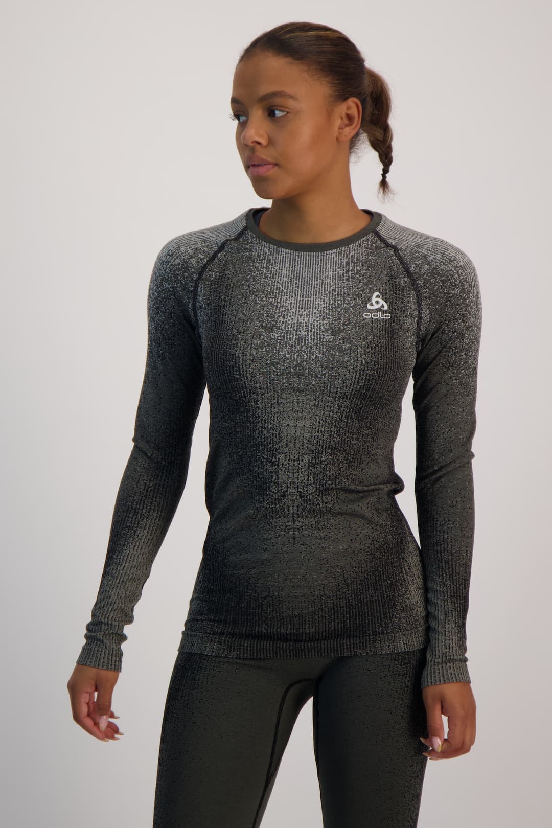 Odlo Performance Blackcomb Warm Damen Thermo Longsleeve Schwarz, Damen, Größe: XL