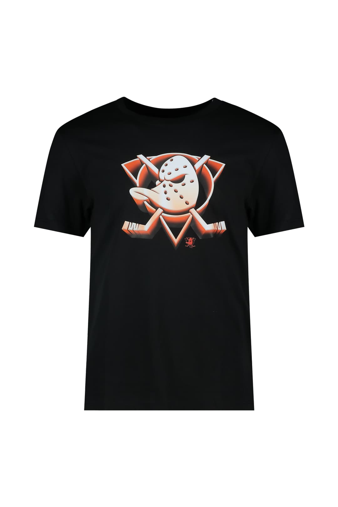 Fanatics Anaheim Ducks Chrome Graphic Herren T-Shirt Schwarz, Herren, Größe: M