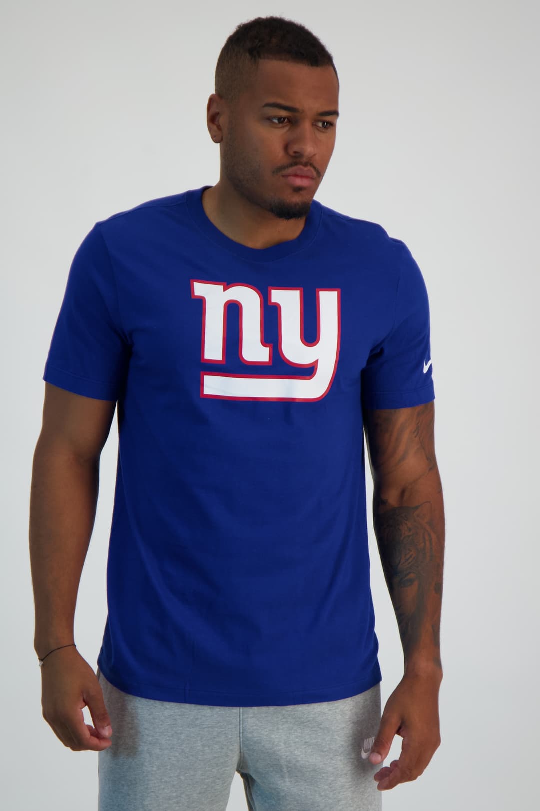 Nike New York Giants Logo Essential Herren T-Shirt Blau, Herren, Größe: S