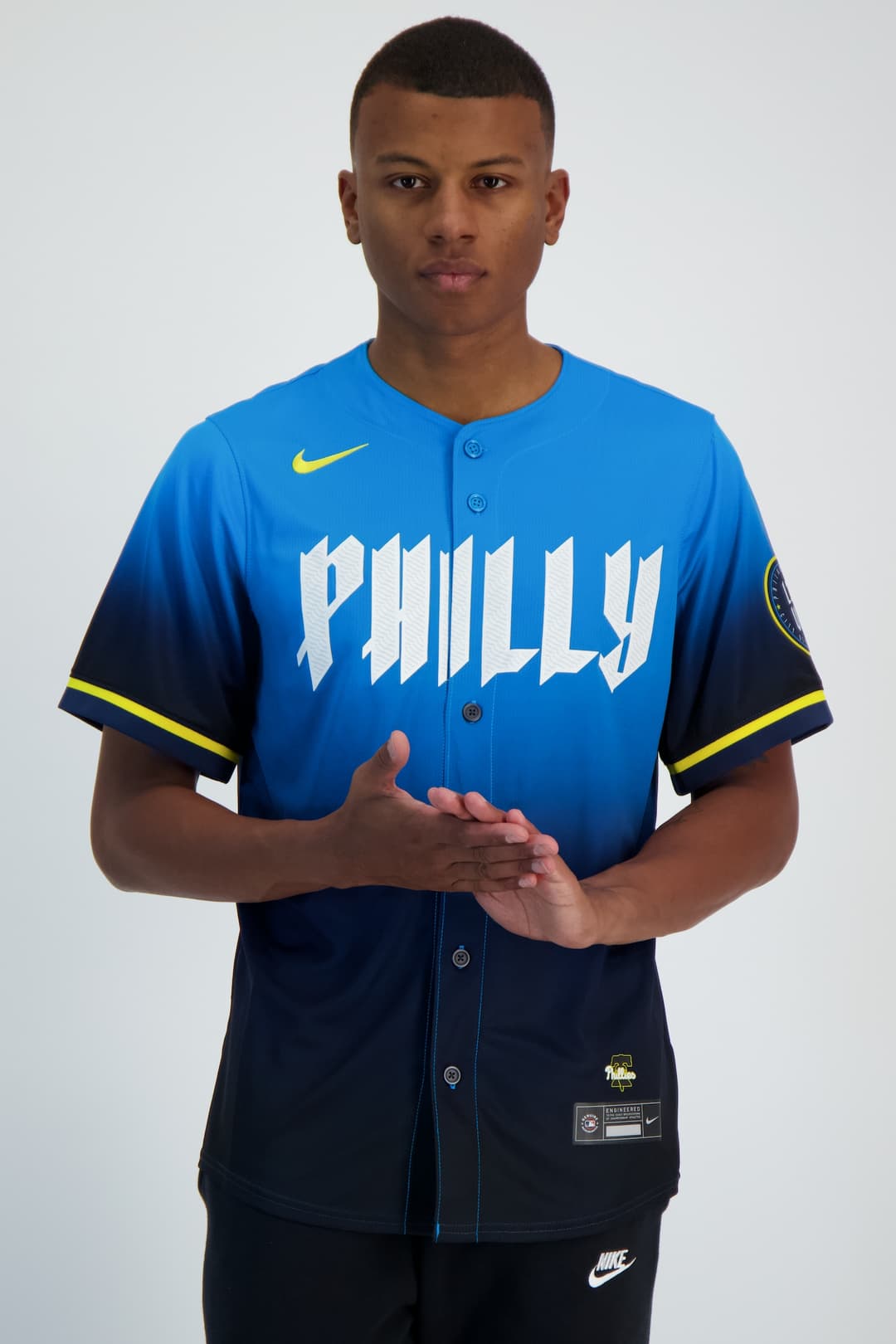 Nike Philadelphia Phillies City Connect Herren Baseballtrikot Blau, Herren, Größe: M