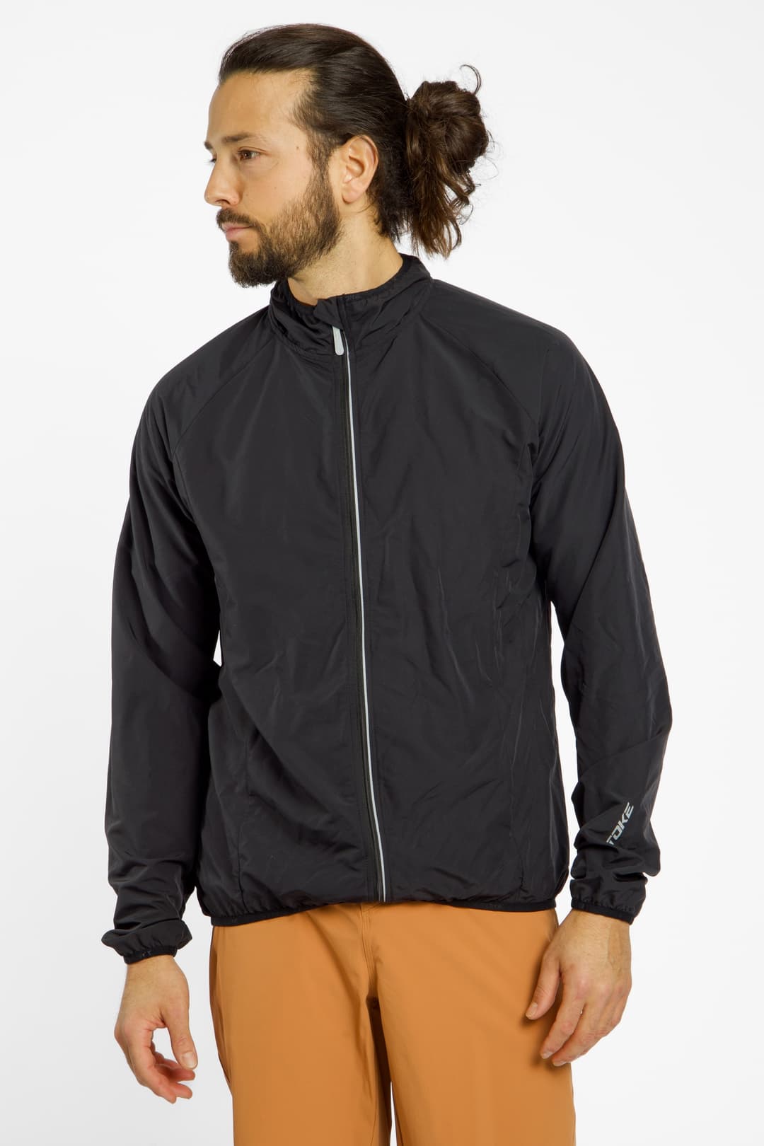 Stoke Clavo Wind Herren Bikejacke Schwarz, Herren, Größe: S