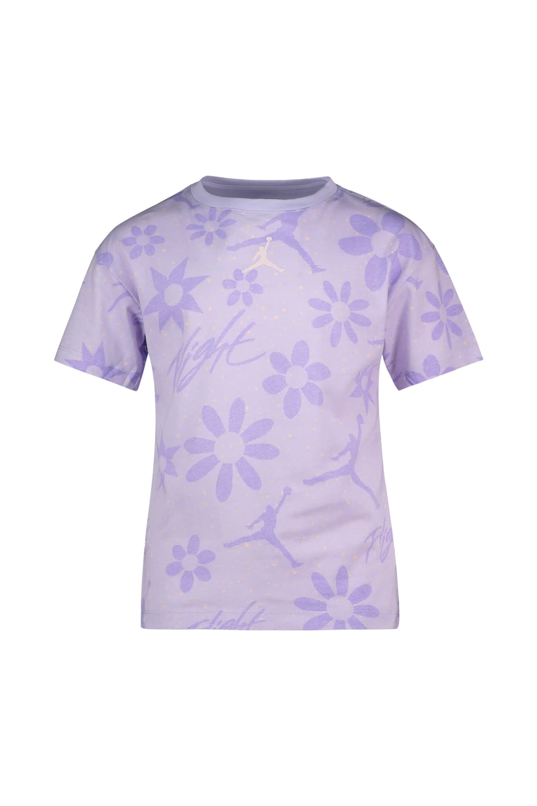 Jordan Essentials AOP Mädchen T-Shirt Lila, , Größe: 164