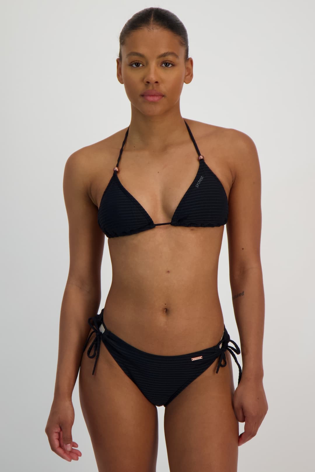 PROTEST MIXAleias Damen Triangle Bikini Top Schwarz, Damen, Größe: 44