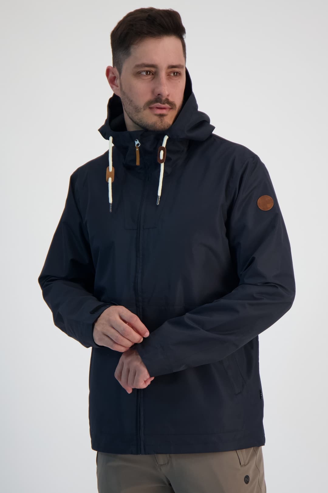 RUKKA Nilo Herren Regenjacke Blau, Herren, Größe: S