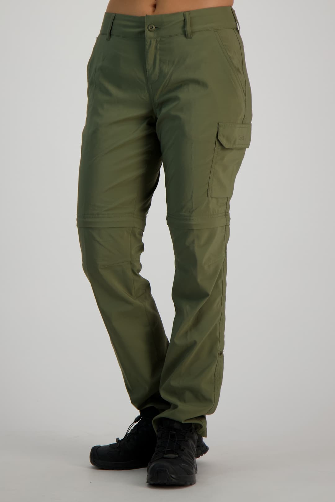 Columbia Silver Ridge Utility™ Convertible Zip-Off Damen Wanderhose Grün, Damen, Größe: XL