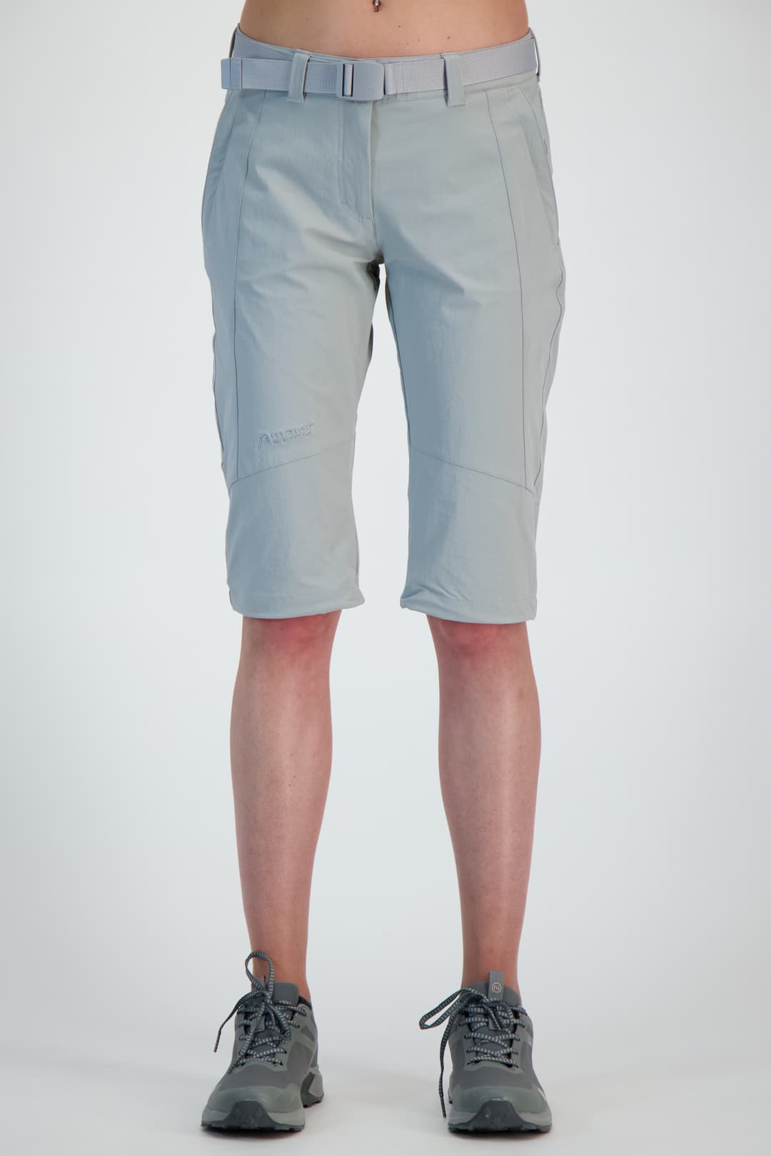 Maier Sports Kluane Damen 3/4 Wanderhose Grau, Damen, Größe: 38