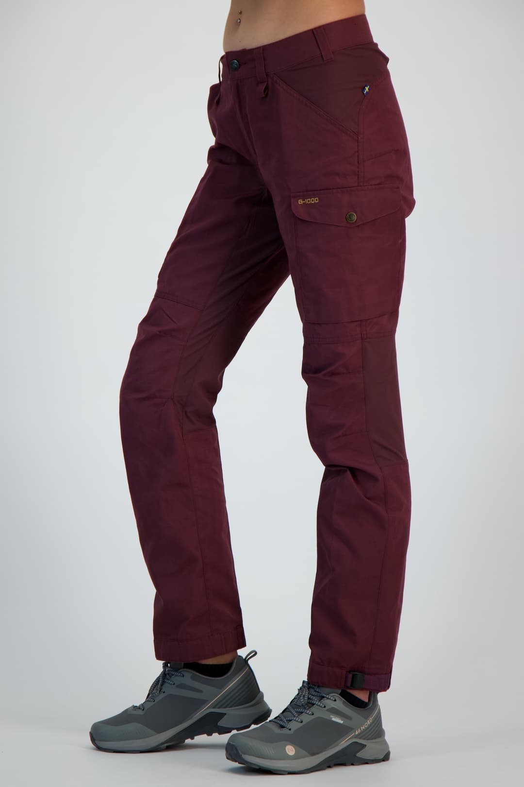 Fjällräven Kaipak Curved Damen Wanderhose Rot, Damen, Größe: 36