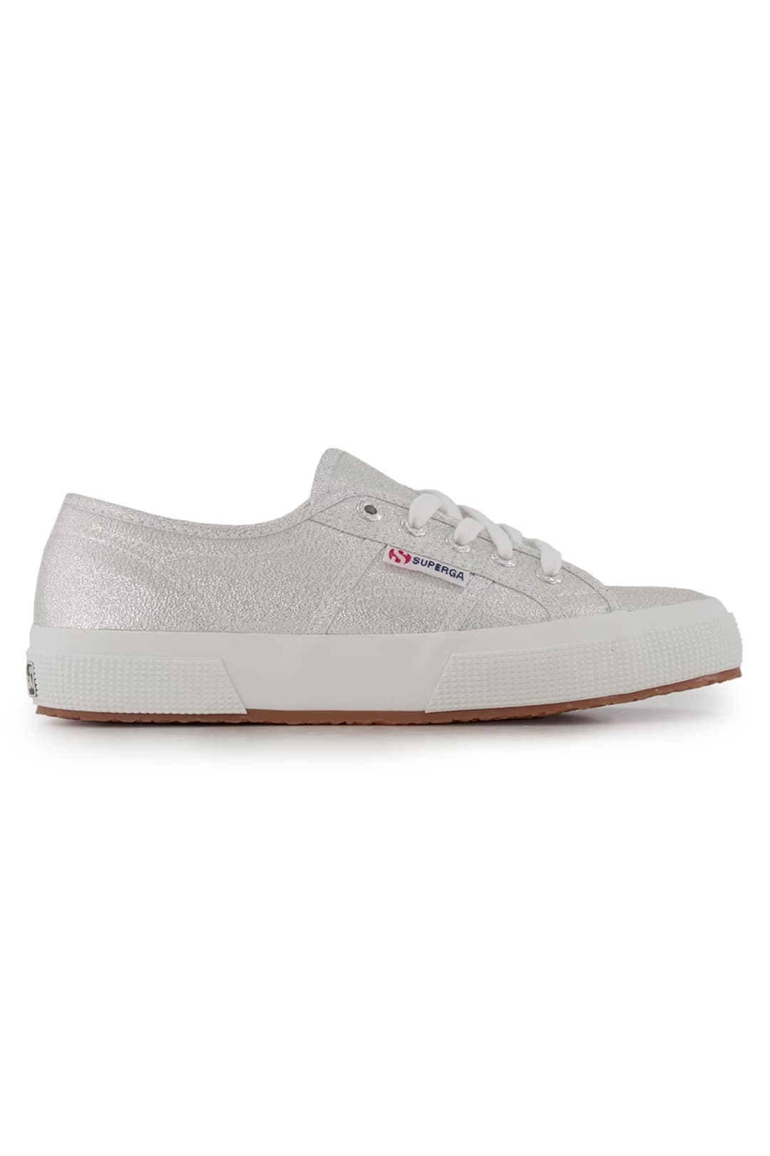 Superga Lame Damen Sneaker Silber, Damen, Größe: 41