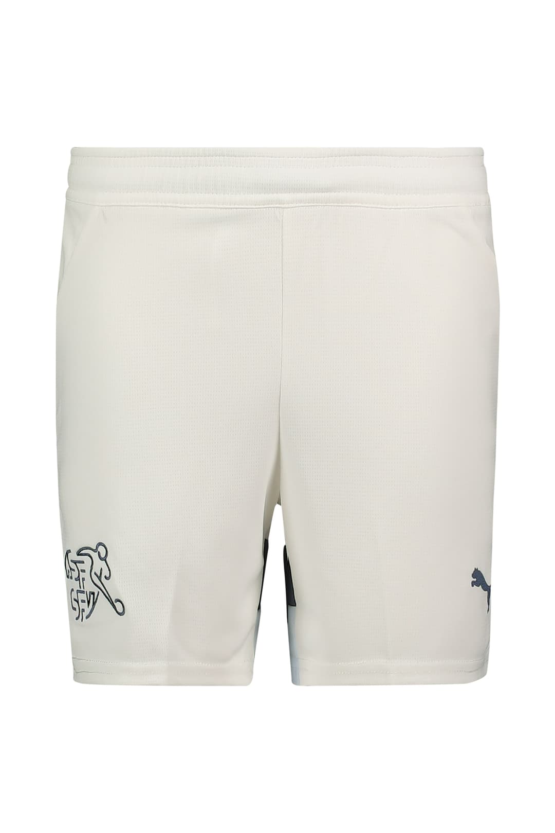 PUMA Schweiz Away Replica Kinder Short EM 2024 Weiss, , Größe: 164