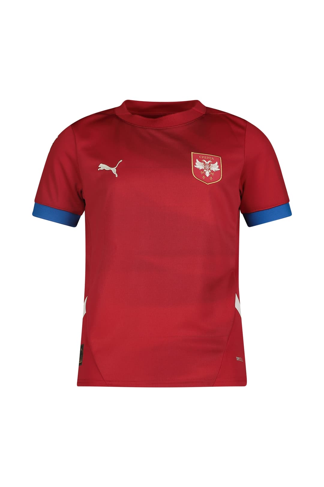 PUMA Serbien Home Replica Kinder Fussballtrikot EM 2024 Rot, , Größe: 152