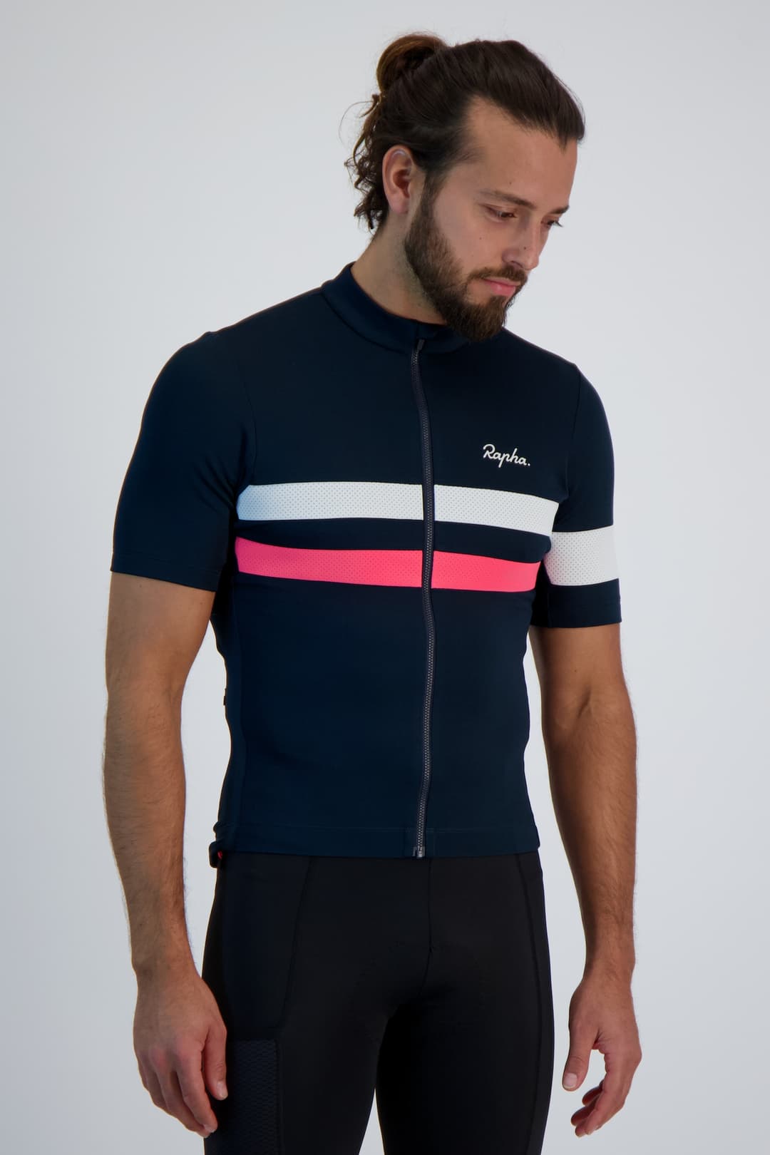 Rapha Brevet Herren Biketrikot Blau, Herren, Größe: S