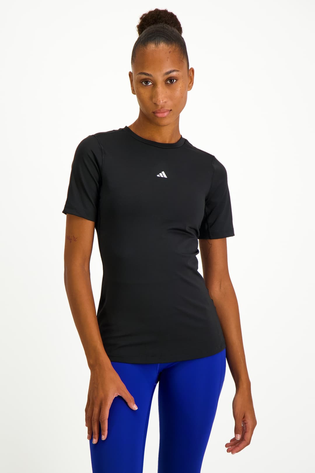 adidas Techfit Training Damen T-Shirt Schwarz, Damen, Größe: L