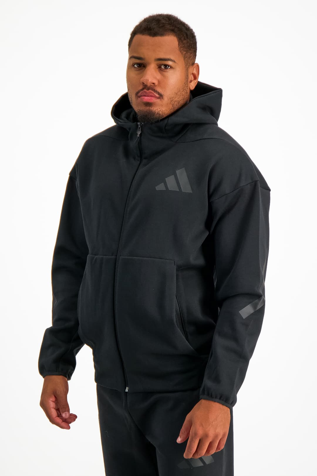 adidas Z.N.E. Herren Trainingsjacke Schwarz, Herren, Größe: S