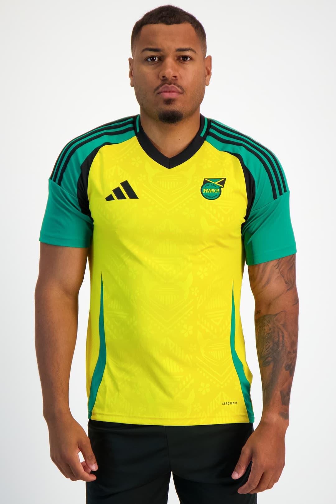 adidas Jamaika Home Replica Herren Fussballtrikot 2024 Gelb, Herren, Größe: S