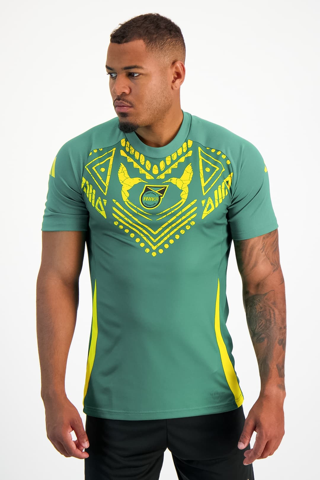 adidas Jamaika Pre-Match Herren T-Shirt Grün, Herren, Größe: M