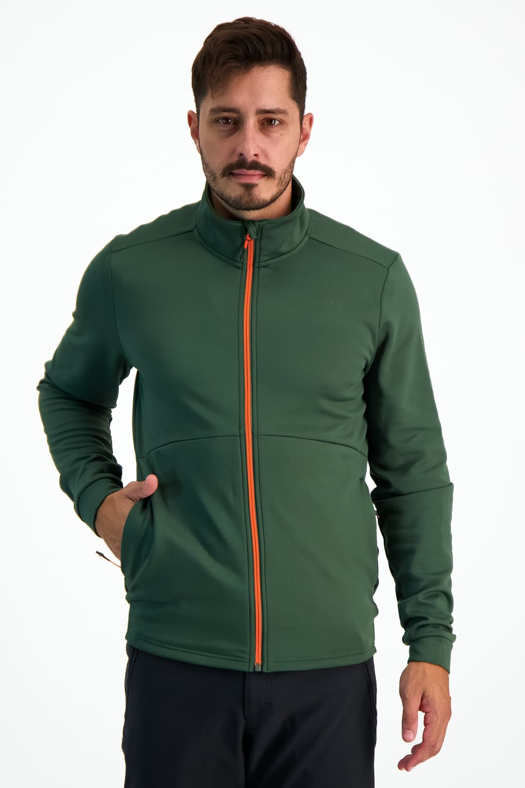 46 NORD Performance Herren Midlayer Grün, Herren, Größe: S
