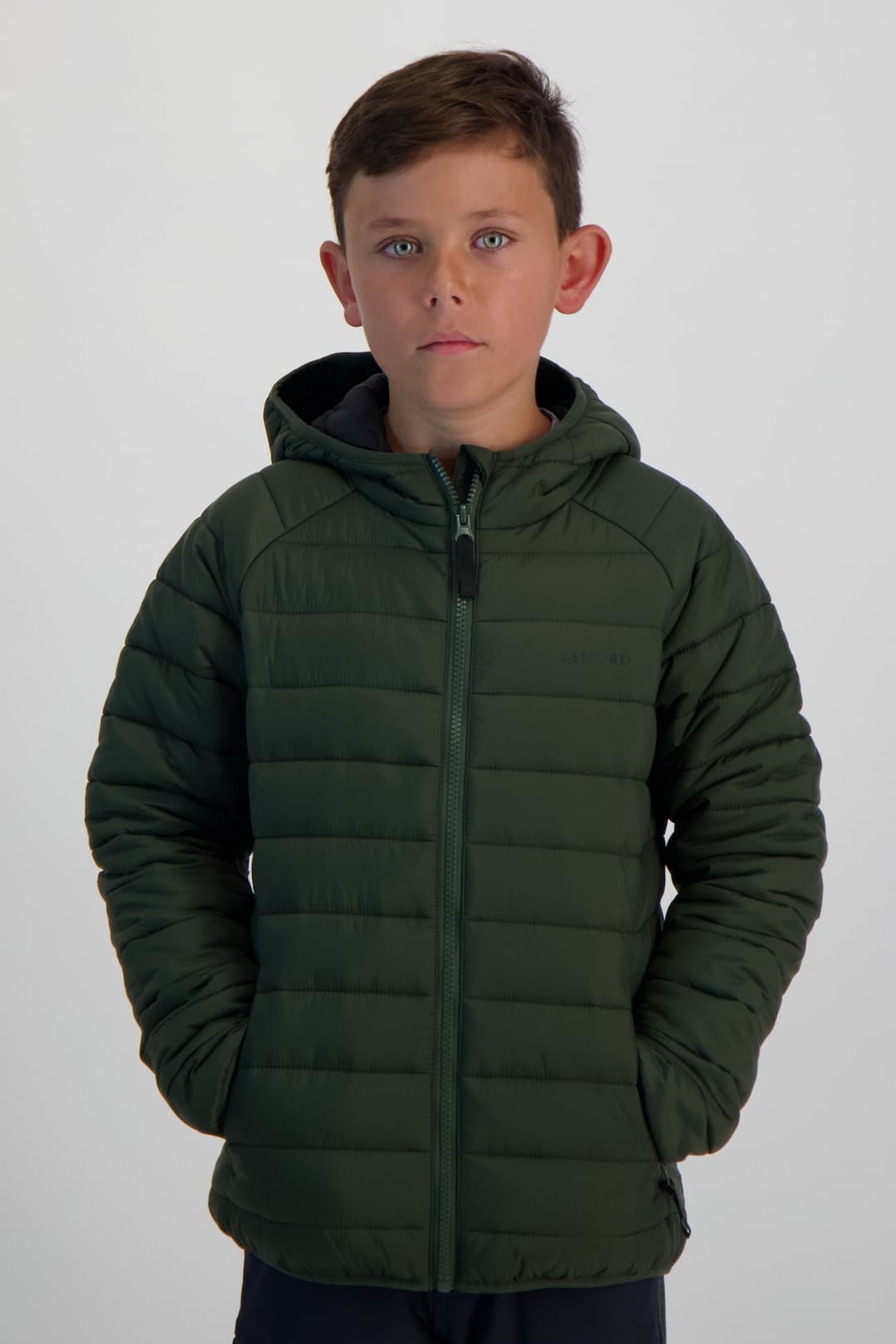 46 NORD Kinder Steppjacke Grün, , Größe: 128