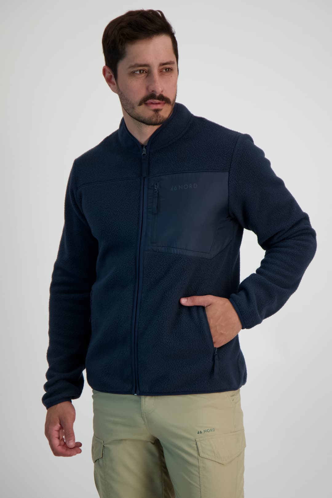 46 NORD Herren Midlayer Blau, Herren, Größe: XXL