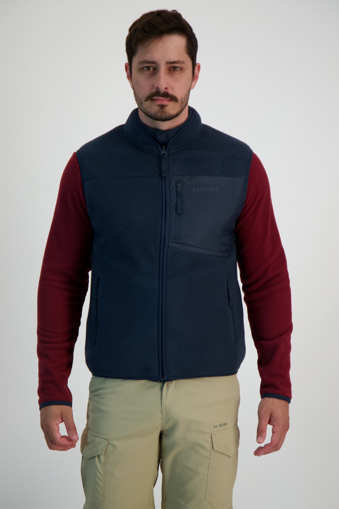 46 NORD Herren Gilet Blau, Herren, Größe: XL