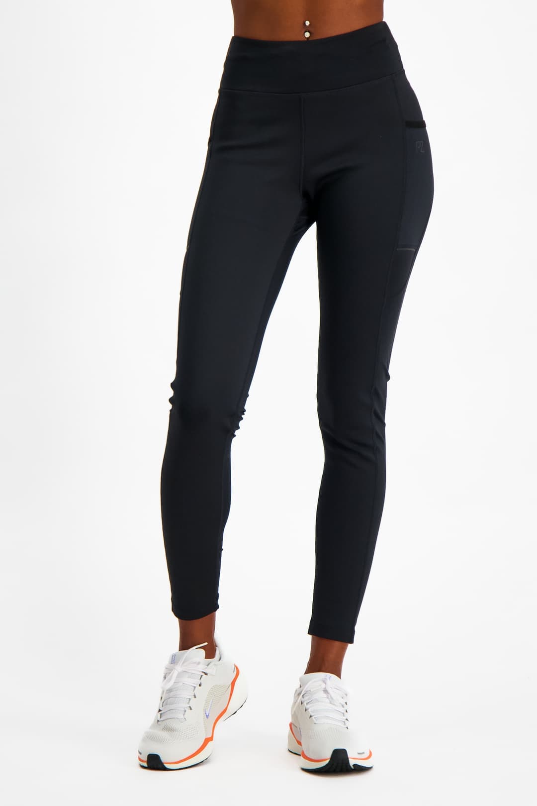 POWERZONE Damen Tight Schwarz, Damen, Größe: XXL