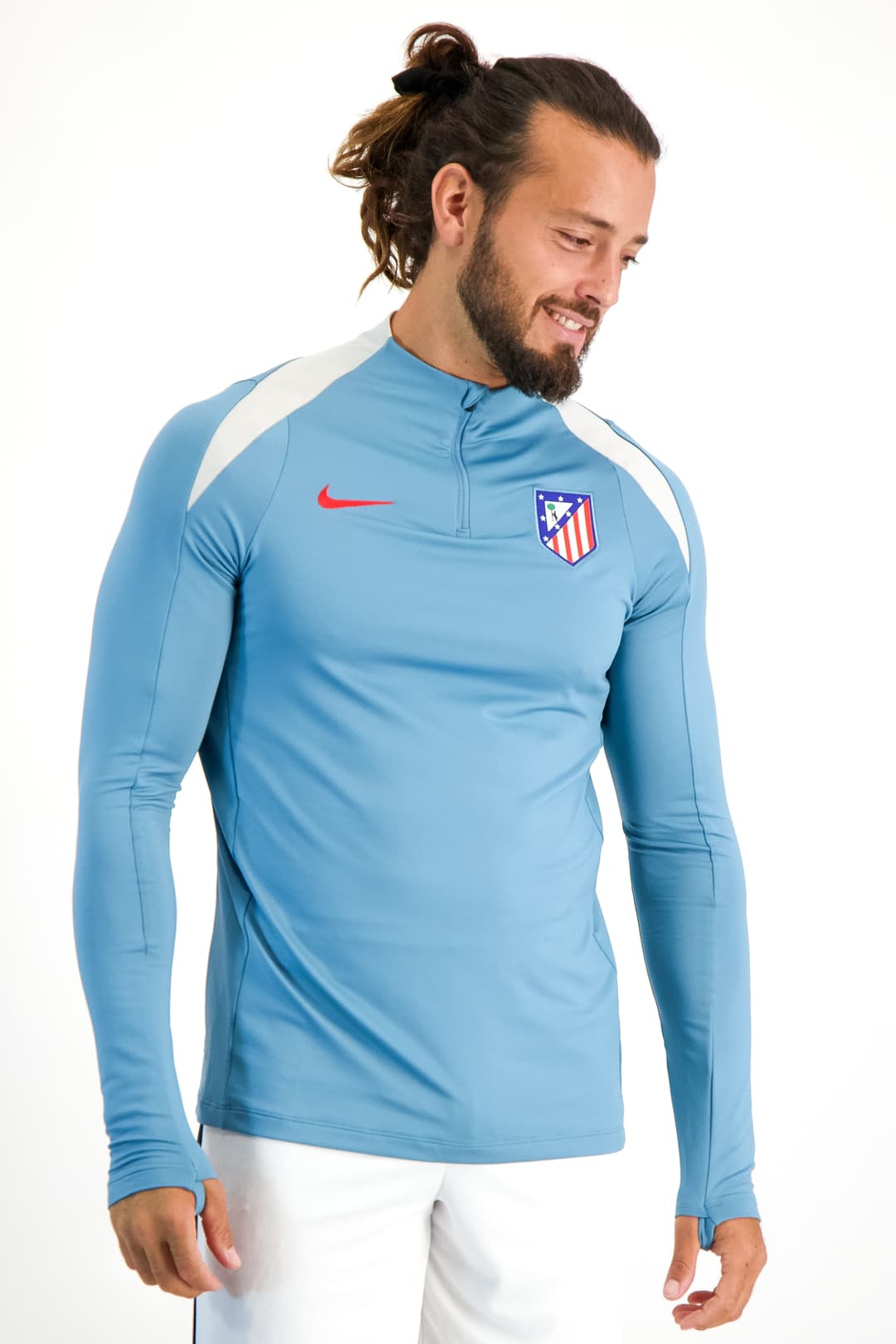 Nike Atletico Madrid Dri-FIT Strike Herren Longsleeve Blau, Herren, Größe: XL