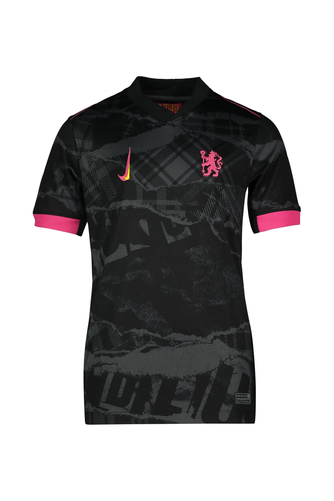 Nike FC Chelsea 3rd Replica Kinder Fussballtrikot 24/25 Schwarz, , Größe: 128
