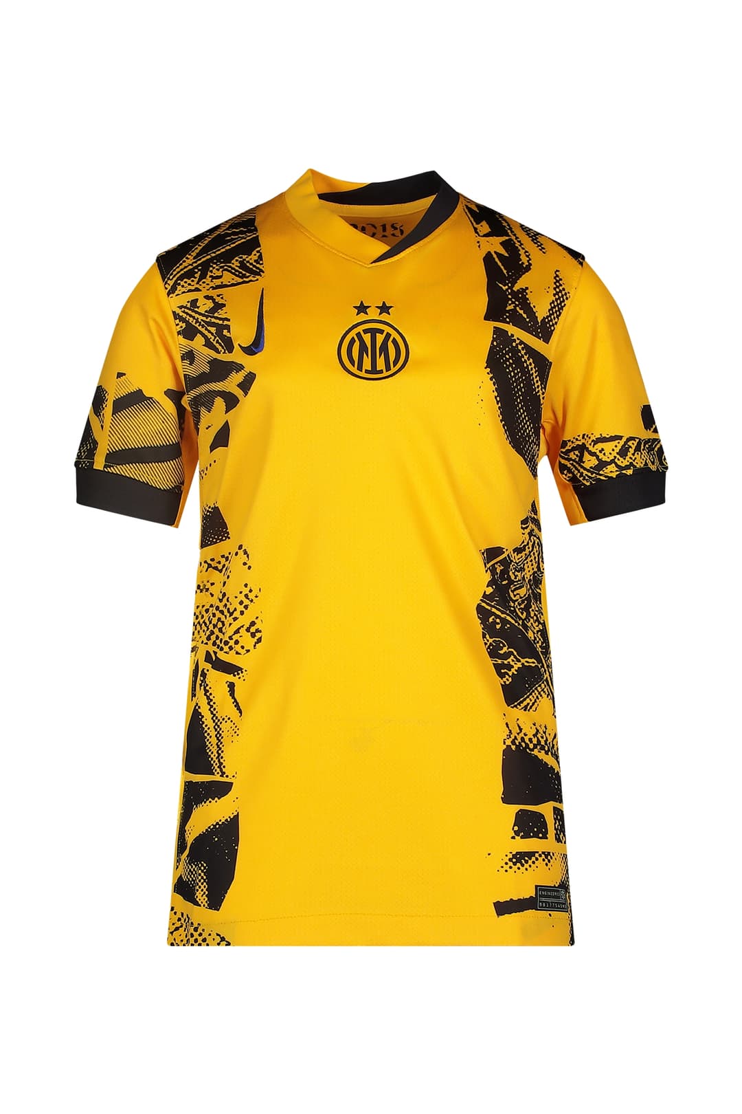 Nike Inter Mailand 3rd Replica Kinder Fussballtrikot 24/25 ohne Sponsor Gelb, , Größe: 128